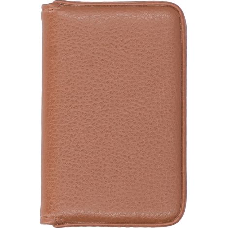 Porte-cartes de visite avec fermoir magnétique, étui portable pour cartes professionnelles, cadeau homme femme, Coffee 001 (1/5)