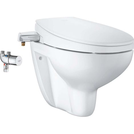 Set WC sospeso GROHE Alpine white / cromo 3-in-1 WC a parete (1/5)