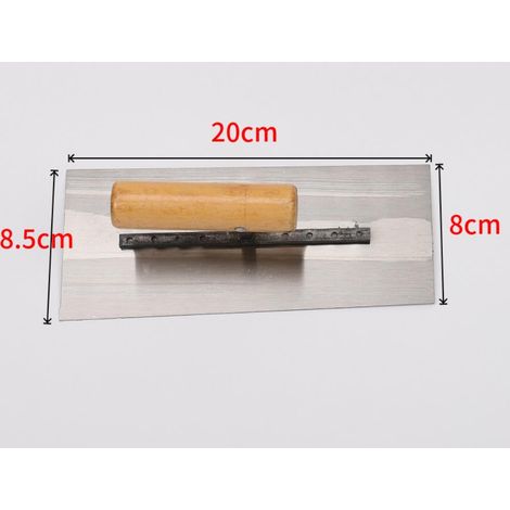 Platoir Outil du maçon maçon truelle de chantier 8 clous acier carbone