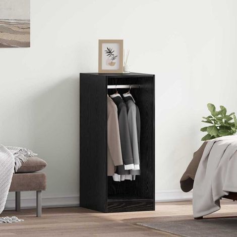 vidaXL Armoire avec étagère avec stockage Chêne noir 41 x 48 x 102 cm