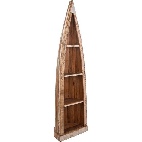 Signes Grimalt Scaffi di mobili  Piragua in piragua marrone ausiliario forma 190x32x50cm 27850
