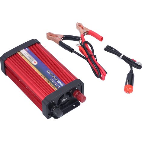 Convertisseur de tension 12V-220V 650W Onduleur à onde sinusoïdale modifiée avec double ports USB, charge rapide pour déplacements professionnels (1/5)