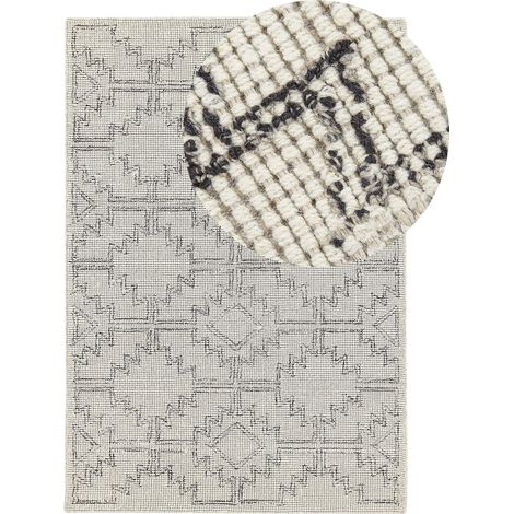 Teppich URLA Beige 140 x 200 cm Wolle