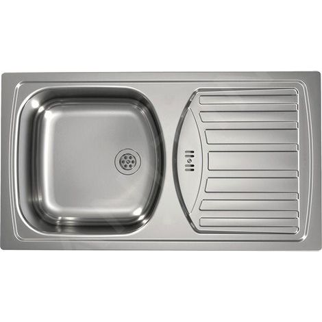 Alveus Basic - Évier 780x435 mm, inox 1136531 (1/2)