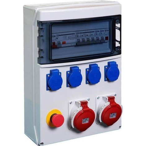 Coffret de distribution 4PC Nf/2PC 3P+N+T 16A + AU - Digital electric 31332