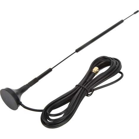Antenne radio 2,4 GHz 12 dBi, interface SMA à aiguille interne, ventouse détachable pour surveillance sans fil, 50 W, 50 Ω (1/5)