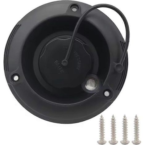 Compatible avec les arrivées d'eau par gravité pour camping-cars, les arrivées d'eau douce rondes noires pour camping-cars et les accessoires pour camping-cars. (1/5)