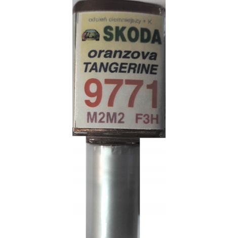Pintura de retoque color naranja mandarina para Skoda 9771 F3H M2 (1/5)