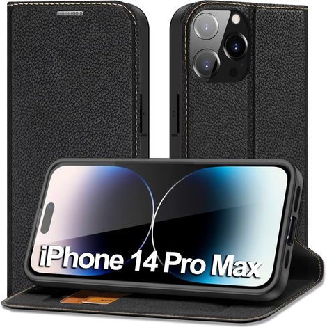 CUSTODIA CHIUSA NERA PER IPHONE 14 PRO MAX 6.7' (1/5)