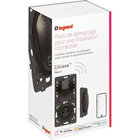 Legrand 064890A Céliane Connected Starter Pack with Netatmo, without graphite plate (1/3)