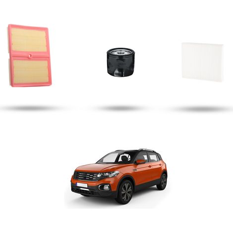 Kit tagliando 3 filtri compatibile con VW T-Cross 1.0 TSI 70kw Dal 2018 (1/5)