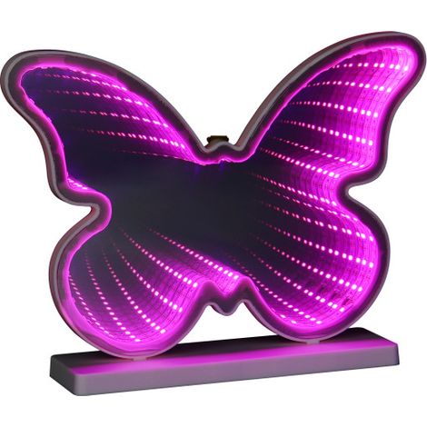 Reality LED-Wandleuchte Papillon 27x26 cm weiß Deckenlampen (1/3)