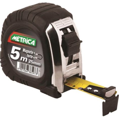 Metrica 38597 Flessometri 5 x 25 con magnete