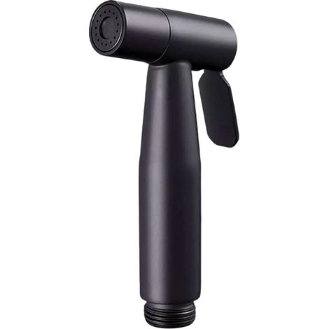 Douchette WC Inox Noir Pommeau De Douche Bidet Toilette Portable Camping (1/5)