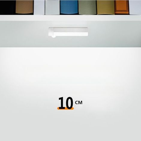 Kit de base LED pour meuble avec détecteur de mouvement, intensité variable, éclairage décoratif pour la cuisine, installation sans outil, veilleuse pour bureau, compact et portable, lot de 2 - lumièr (1/5)