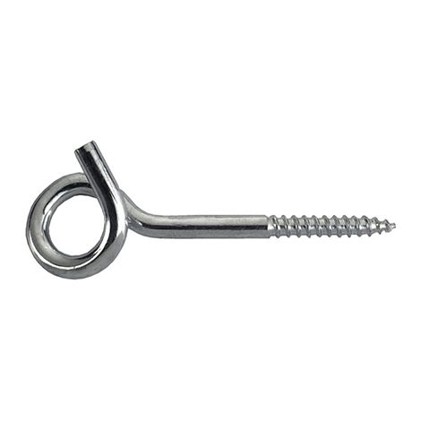 Gancio con anello filetto per legno 8,8 x 120 - 1 kg.
