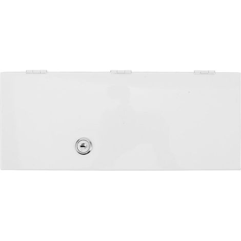 Boîte Électrique Triple 3 Gang Verrouillable en Fer pour Prises 86 Étanche et Anti Poussière, Protection Météo, Clé Mécanique, Usage Cave et Garage (1/5)