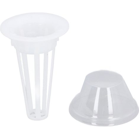 Kit de culture hydroponique en capsules hors-sol, paniers de culture, dômes de culture, étiquettes pour capsules, fournitures hydroponiques pour système de culture en intérieur (lot de 2). (1/5)