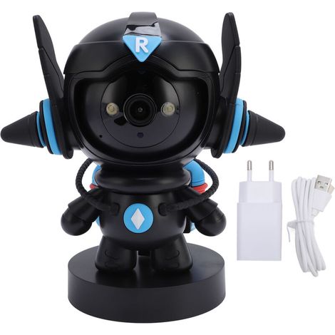 2MP WiFi Surveillance Camera with Motion Detection App, 2-Way Remote Control, Indoor Home Security (1/5)