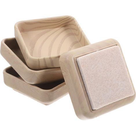antidérapants pour meubles motif bois lot de 4 matériau (1/5)