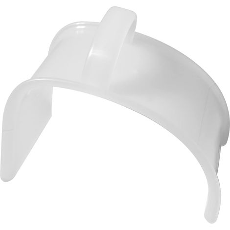 Truelle à béton pour maçonnerie, ciment, plâtrage à la main, plastique, réparation de mortier, finition marge, carrelage courbé pour moules de sol d'angle de jardin, 10,2 x 18,5 cm, 1 pièce (1/5)