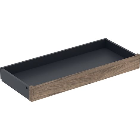 GE Tiroir intérieur avec façade pour Renova Plan US pour lavabo, largeur 85 cm, année 2021, bois noyer