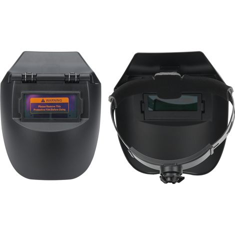 Casque de soudage électrique à assombrissement automatique à énergie solaire avec housse de protection intégrée 20907 (1/5)