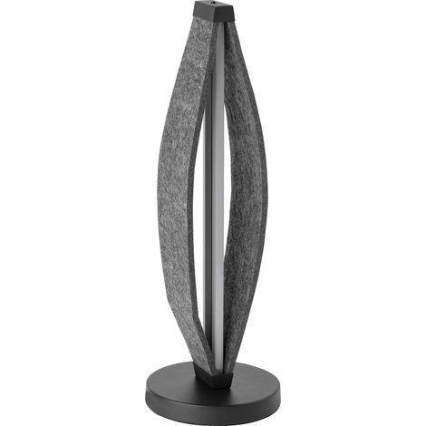 OSRAM Lampe de table Decor Flat Felt LED 13W 3000K avec 350lm Gris 180mm, Lampe de table en Feutre et Métal (1/5)