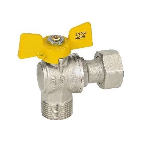 VALVOLA A SFERA GAS  MASCHIO / DADO MOBILE Misura: 1/2" x 3/4"  DN 15