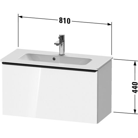 Duravit DE4269070550000 DN WTU WH Cp 810x372x440 Az 1 Ei