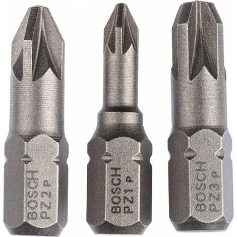 Bosch Juego de 3 Puntas de Atornillar Graphite 25 mm