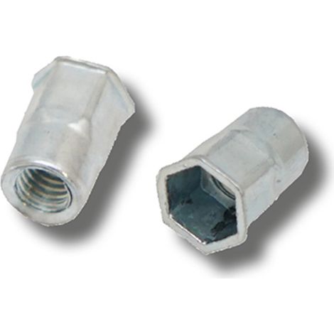 Jrp Riveting Products M8 x 17.5 Steel Rivet Nuts (1/2)