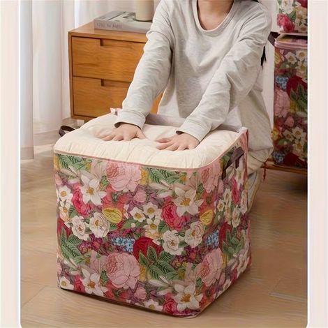 LEDANDER Extra-Large Waterproof Storage Bag – Foldable Fabric Organizer, Ideal for Storing Clothes and Blankets at Home, Durable, Travel-Friendly (1/5)
