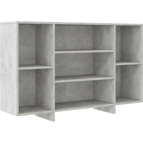 Credenza cassettiera mobile contenitore organizer cucina soggiorno salotto 120 x 30 x 75 cm legno ingegnerizzato grigio 020031852