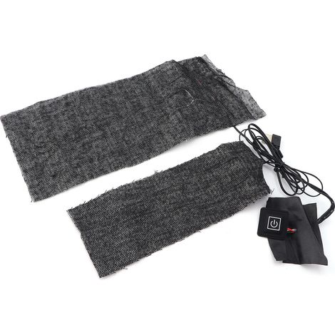 Tapis de chauffage électrique en fibre de carbone imperméable avec 3 réglages de température (1/5)