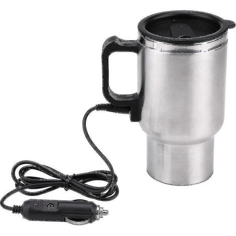 Tasse chauffante pour voiture, bouilloire électrique, tasse chauffante électrique pour voiture, tasse chauffante de voyage, tasse à café pour voiture, elec (1/5)