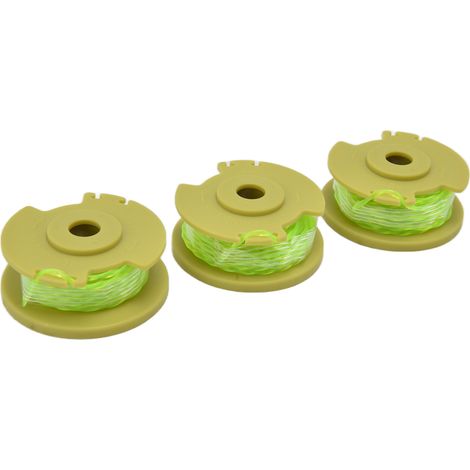 Lot de 3 bobines de fil de rechange pour coupe-bordures Ryobi 0,08 pouce 18 V 24 V 40 V (1/5)