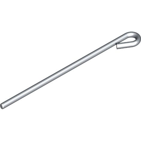 Tondino ad Occhiello Dritto  4 mm Lunghezza 50 cm - Confezione 10 Pezzi (1/2)