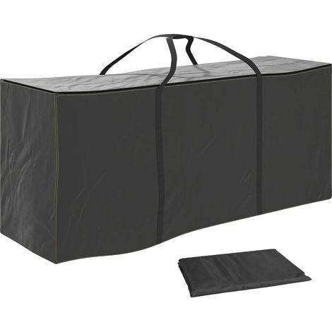 Bolsa de almacenamiento impermeable, multiusos, negra, 175 x 55 x 75 cm (1/5)
