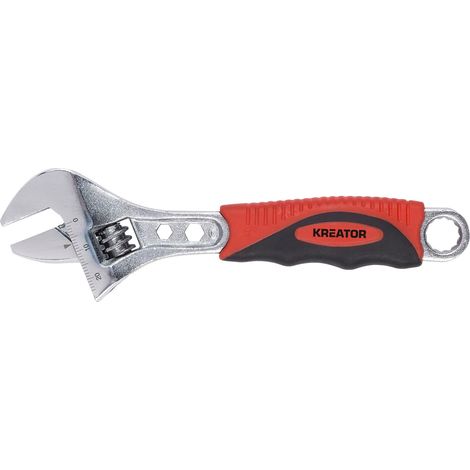 Llave ajustable CR-V mango grip Kreator 150 mm (1/3)