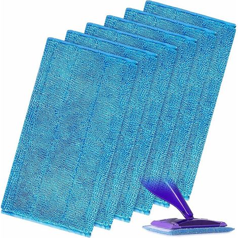 salviette riutilizzabili per Swiffer WetJet Wood, panni in microfibra per mocio per la pulizia e lo strofinamento di pavimenti bagnati o asciutti, piastrelle e marmo (1/5)