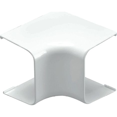 Coude intérieur 90° pour goulotte mm 90x65 - blanc