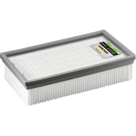 Filtre plissé plat pour aspirateur KÄRCHER PRO – Classe poussière M – Compatible NT 361 Eco, NT 611 Eco K – Dimensions 5,7x24x14cm