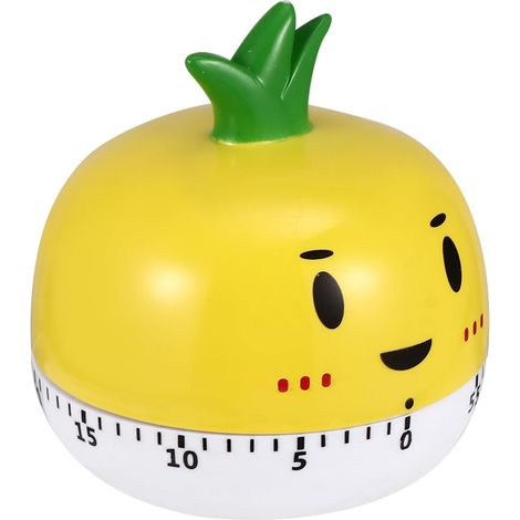 jojofuny Minuteur Cuisine Mécanique et Design Aimanté en Plastique (1/5)