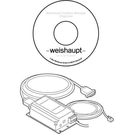 Servicepaket PC-Tool WCM-Diagnose W-EA für WTC mit WCM-Regelung - 48100000432 von Weishaupt