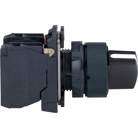 Schneider Electric XB5AD21 Harmony XB5AD21 Wahltaste Drehschalter Schwarz 2 x 90 ° Drehentriegelung (1/2)