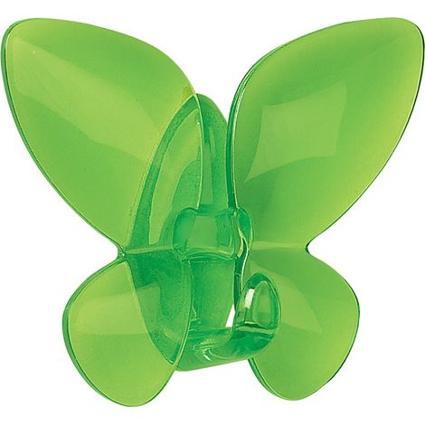 Gancho de pared para toallas MARIPOSA verde claro Spirella