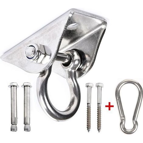 Accessori per sedia sospesa con gancio fisso in acciaio inossidabile (6,1×4,2×7 cm)