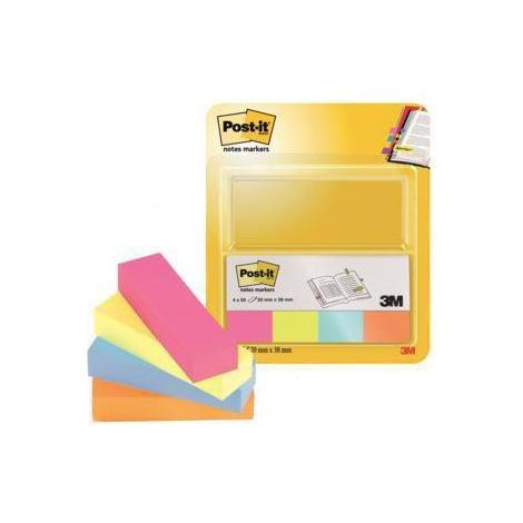 Post-it Haftstreifen Page Marker 670-4P 20x38mm sortiert 4St.