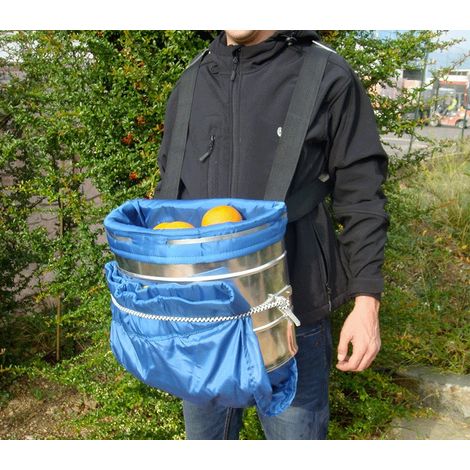 Direct Filet – Panier de récolte aluminium 8kg – Système de vidage par le bas – Bretelle confort réglable – Dimensions 36 x 20 x 30cm